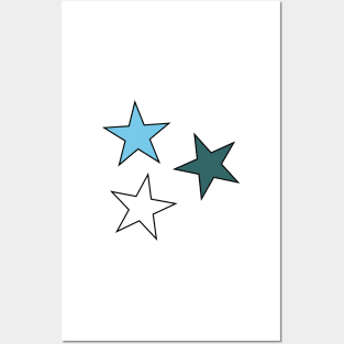 Tulane Star (3-Pack) Sticker Posters and Art